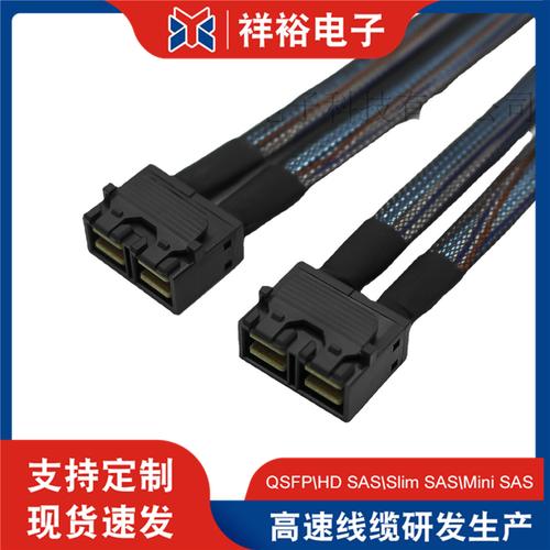 Mini SAS HD 8643 至 8643 雙口陣列卡數據傳輸線 0.5m 數據應用指南